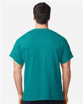 Gildan 5000 Heavy Cotton T-Shirt - Jade Dome - model back