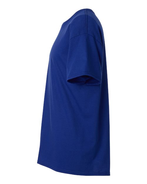 Gildan 5000 Heavy Cotton T-Shirt - Fan Deep Royal - side