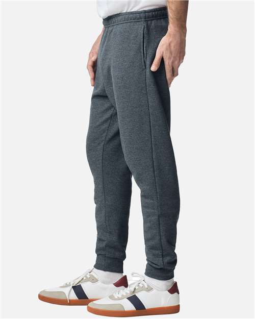 Gildan 18250 Heavy Blend Joggers - Dark Heather - model side