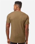 Tultex 290 Unisex Heavyweight Jersey T-Shirt - Desert Brown - model back