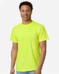 Tultex 290 Unisex Heavyweight Jersey T-Shirt - Safety Green - model front