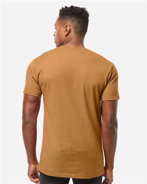 Tultex 290 Unisex Heavyweight Jersey T-Shirt - Camel - model back