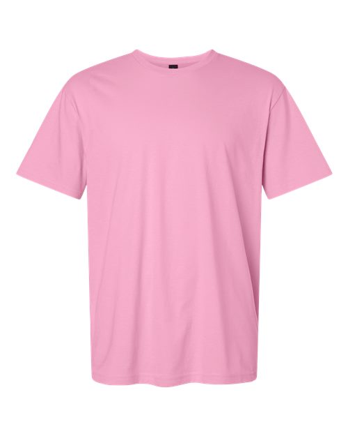 Gildan 64000 Softstyle T-Shirt - Fan Candy Pink - flat front