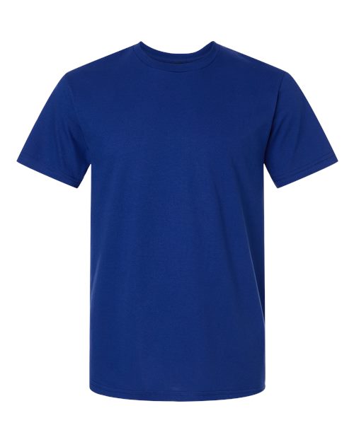 Gildan 64000 Softstyle T-Shirt - Fan Deep Royal - flat front