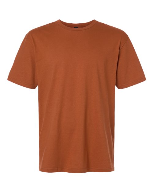 Gildan 64000 Softstyle T-Shirt - Fan Texas Orange - flat front