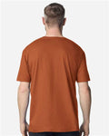 Gildan 64000 Softstyle T-Shirt - Fan Texas Orange - model back