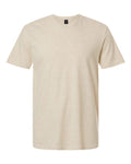 Gildan 64000 Softstyle T-Shirt - Heather Oatmeal - flat front