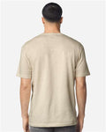 Gildan 64000 Softstyle T-Shirt - Heather Oatmeal - model back