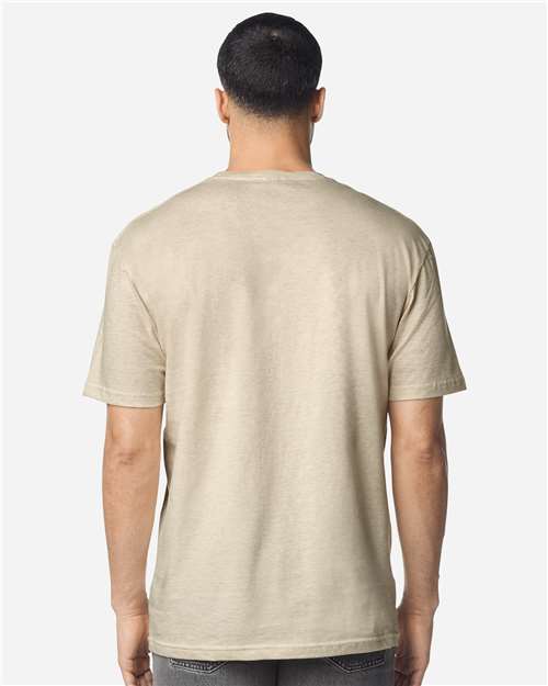 Gildan 64000 Softstyle T-Shirt - Heather Oatmeal - model back