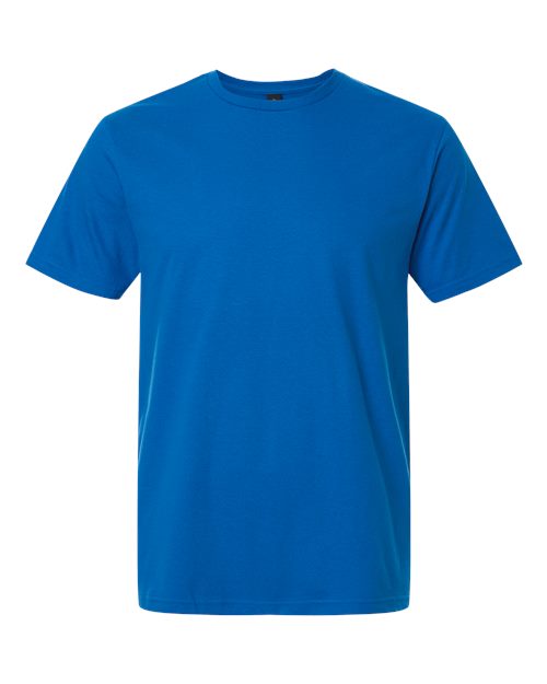 Gildan 64000 Softstyle T-Shirt - Neon Blue - front