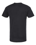 Tultex 602CVC Unisex Combed CVC T-Shirt - Solid Black - back