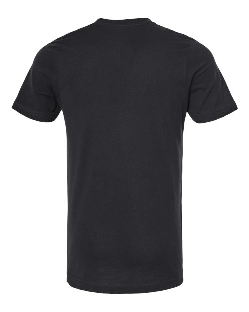 Tultex 602CVC Unisex Combed CVC T-Shirt - Solid Black - back