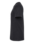 Tultex 602CVC Unisex Combed CVC T-Shirt - Solid Black - side