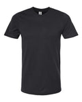 Tultex 602CVC Unisex Combed CVC T-Shirt - Solid Black - front