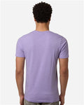 Tultex 602CVC Unisex Combed CVC T-Shirt - Heather Lavender - model back