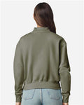 American Apparel FTJ00 Women's French Terry Full-Zip Jacket - Lieutenant - model back