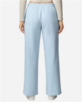 American Apparel FTP00 Women's French Terry Wide Leg Pants - Powder Blue - model back