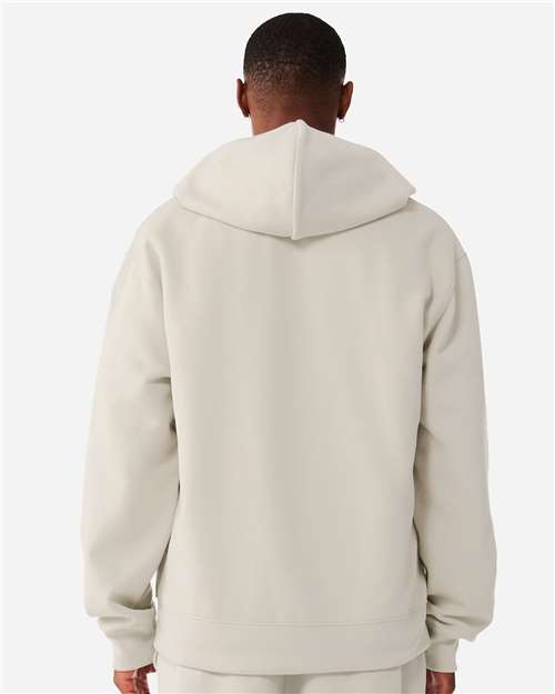 BELLA + CANVAS 4739 Unisex 10 oz Full-Zip Hoodie Sweatshirt - Dust - model back