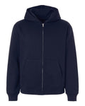 BELLA + CANVAS 4739 Unisex 10 oz Full-Zip Hoodie Sweatshirt - Navy - front