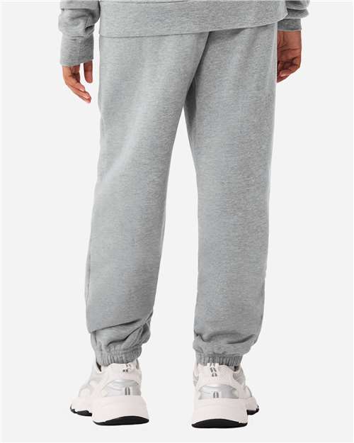 BELLA + CANVAS 3738Y Youth Sponge Fleece Sweatpants - Athletic Heather - model back