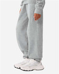 BELLA + CANVAS 3738Y Youth Sponge Fleece Sweatpants - Athletic Heather - model side