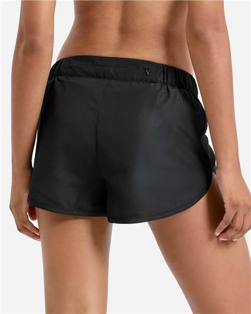 TriDri TD049 Women's Running Shorts - Black - model back