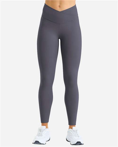 TriDri TD651 Women's Luxe Leggings - Charcoal - model front