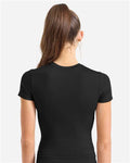 TriDri TD653 Women's Luxe Fitted Tee - Black - model back