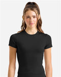 TriDri TD653 Women's Luxe Fitted Tee - Black - model front