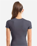 TriDri TD653 Women's Luxe Fitted Tee - Charcoal - model back