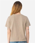 BELLA + CANVAS 6110GD Women's Garment-Dyed Tee - Khaki - model back