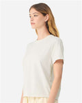 BELLA + CANVAS 6110GD Women's Garment-Dyed Tee - Vintage White - model side