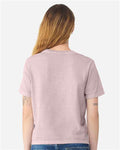 BELLA + CANVAS 6110GD Women's Garment-Dyed Tee - Washed Lavender - model back
