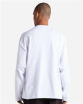Shaka Wear SHMOL Unisex Max Heavyweight Oversized Long Sleeve T-Shirt - White - model back