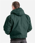 Berne Apparel HJ51 Men's Berne Heritage Hooded Jacket - Green - model back