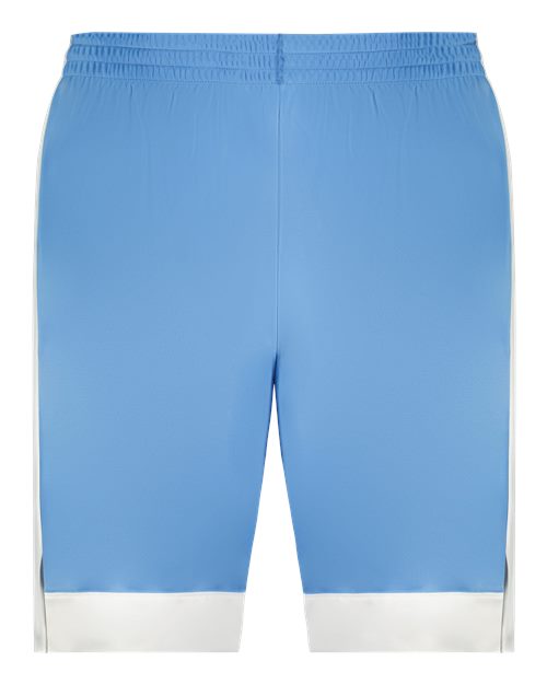 Augusta Sportswear 6890 Youth Match-Up Basketball Shorts - Columbia Blue/ White - back