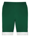 Augusta Sportswear 6890 Youth Match-Up Basketball Shorts - Dark Green/ White - back