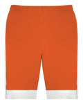 Augusta Sportswear 6890 Youth Match-Up Basketball Shorts - Orange/ White - back