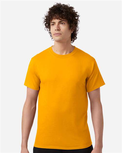 Champion CH1000 Jersey T-Shirt - C. Gold - model front