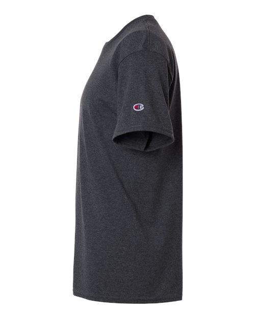 Champion CH1000 Jersey T-Shirt - Charcoal Heather - side