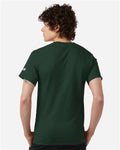 Champion CH1000 Jersey T-Shirt - Dark Green - model back