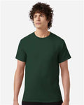 Champion CH1000 Jersey T-Shirt - Dark Green - model front