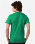 Champion CH1000 Jersey T-Shirt - Kelly Green - model back