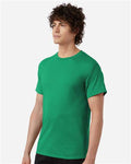 Champion CH1000 Jersey T-Shirt - Kelly Green - model side