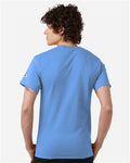 Champion CH1000 Jersey T-Shirt - Light Blue - model back