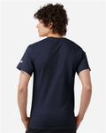 Champion CH1000 Jersey T-Shirt - Navy - model back