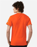 Champion CH1000 Jersey T-Shirt - Orange - model back