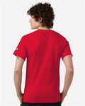 Champion CH1000 Jersey T-Shirt - Red - model back