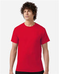 Champion CH1000 Jersey T-Shirt - Red - model front
