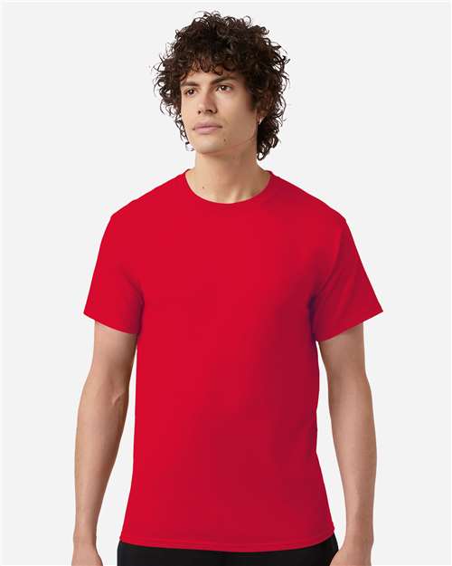 Champion CH1000 Jersey T-Shirt - Red - model front